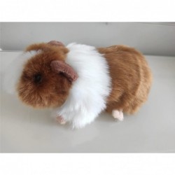 7" Realistic Plush Guinea Pig Toy Simulation Stuffed Animal Soft Toy Decor Gift (Dark Brown+White) $42.21 Stuffed Animals & T...