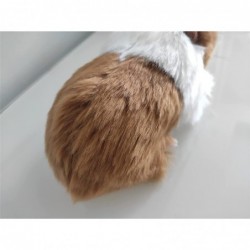 7" Realistic Plush Guinea Pig Toy Simulation Stuffed Animal Soft Toy Decor Gift (Dark Brown+White) $42.21 Stuffed Animals & T...