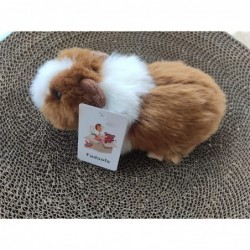 7" Realistic Plush Guinea Pig Toy Simulation Stuffed Animal Soft Toy Decor Gift (Dark Brown+White) $42.21 Stuffed Animals & T...