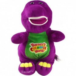 Cute 30cm Stuffed Singing Purple Dinosaur Barney Plush Doll for Kids Great (Batteries not Included) $38.79 Stuffed Animals & ...