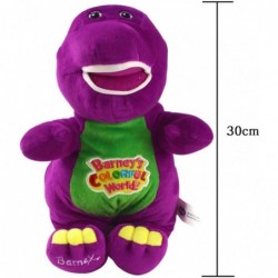 Cute 30cm Stuffed Singing Purple Dinosaur Barney Plush Doll for Kids Great (Batteries not Included) $38.79 Stuffed Animals & ...