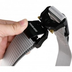 WROKER Tactical Belt with Adjustable Buckle and Buckle Compatible with Nightingale Blaster Gray $16.61 Toy Foam Blasters & Guns