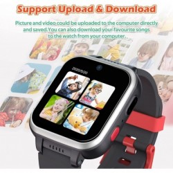 Kids Smart Watch with 90°Rotatable Camera Smartwatch Touch Screen Kids Watch Music Pedometer Flashlight Games Digital Wrist W...