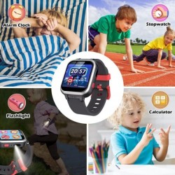 Kids Smart Watch with 90°Rotatable Camera Smartwatch Touch Screen Kids Watch Music Pedometer Flashlight Games Digital Wrist W...