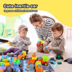 Inertia Baby Toy for 1 Year Old Boy Cars Gifts with Storage Bag 6 Pcs Push and Go Cars Toys Kids Toys Car for Boys Early Educ...