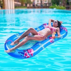 Pool Lounger Float for Adult Float Hammock Inflatable Rafts Swimming Pool Air Sofa Floating Chair Bed Lying on it Your Whole ...