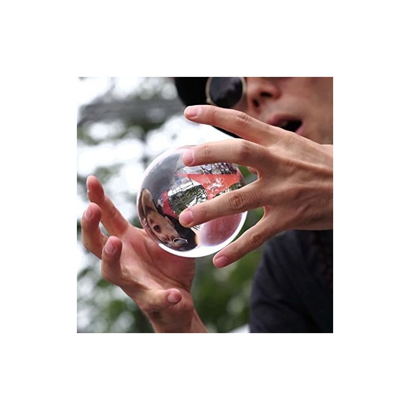 Clear Acrylic Contact Juggling Ball 95mm - Approx. 3.75" for isolations and Body Rolls $67.74 Juggling Sets