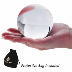 Clear Acrylic Contact Juggling Ball 95mm - Approx. 3.75" for isolations and Body Rolls $67.74 Juggling Sets