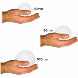 Clear Acrylic Contact Juggling Ball 95mm - Approx. 3.75" for isolations and Body Rolls $67.74 Juggling Sets