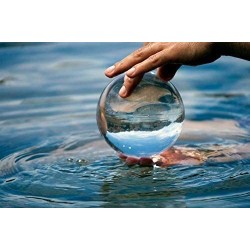 Clear Acrylic Contact Juggling Ball 95mm - Approx. 3.75" for isolations and Body Rolls $67.74 Juggling Sets