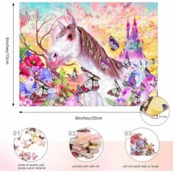 4 Sets Wooden Unicorn Jigsaw Puzzles for Kids Ages 5-12 Puzzles Wood 80 Pieces Kid Puzzle Toy for Learning Princess Unicorns ...