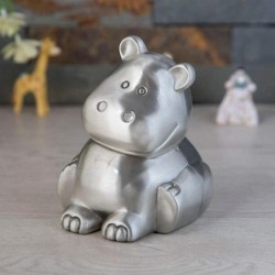 Indoor Outdoor Decoration Sculpture Animals for Home Hippo Piggy Bank Cute Animal Piggy Bank Home Decor Decorations Gifts for...