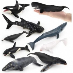 Sea Marine Animal Figures Ocean Creatures Action Models Figurine Whale Ornament Education Cognitive Toy for Boys Girls Kid 5 ...