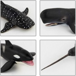 Sea Marine Animal Figures Ocean Creatures Action Models Figurine Whale Ornament Education Cognitive Toy for Boys Girls Kid 5 ...