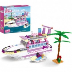 Dream Girls Cruise Ship Building Toys Creative Friends Yacht Building Sets 318 Pieces Girls Boat Building Kit Christmas Birth...