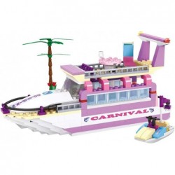 Dream Girls Cruise Ship Building Toys Creative Friends Yacht Building Sets 318 Pieces Girls Boat Building Kit Christmas Birth...