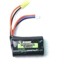 C1825 7.4V 850mAh LiPo Battery: R18MT $29.33 Hobby Remote & App Controlled Vehicle Parts