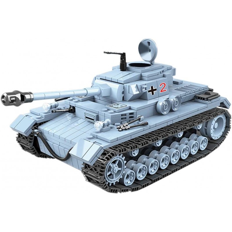 716Pieces German No.4 Medium Tank Building Blocks Military Theme Model Set Compatible with Lego $64.10 Toy Building Sets