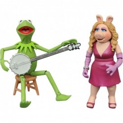 The Muppets Best of Series 1: Kermit & Miss Piggy Action Figure Two-Pack Multicolor $58.06 Action Figures