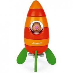 Wooden Rabbit Lapin Magnetic Carrot Rocket Puzzle Set - Ages 2+ - J08250 $48.78 Early Development & Activity Toys