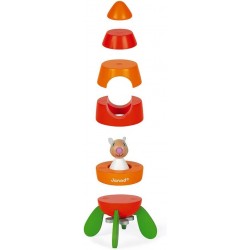 Wooden Rabbit Lapin Magnetic Carrot Rocket Puzzle Set - Ages 2+ - J08250 $48.78 Early Development & Activity Toys