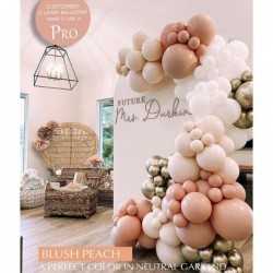 Blush Peach Double-Stuffed Nude Balloons different sizes 52 PACK 18+10+5 inch balloon Garland kit For Boho Theme Wedding Birt...