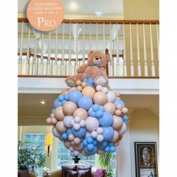 Blush Peach Double-Stuffed Nude Balloons different sizes 52 PACK 18+10+5 inch balloon Garland kit For Boho Theme Wedding Birt...