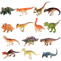 2-Pack Dinosaur Truck Carriers with 14pcs Dinosaur Toys and Play Mat Dinosaurs car playset Toys for 3-12 Years Old Boys Girls...