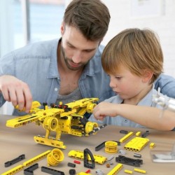 STEM Toy Building Toy Gift for Age 5 6 7 8 9 10 11 12 Years Old Kid Boy Girl - 2-in-1 Truck Airplane Take Apart Toy 361 Pcs D...