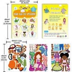 100 Sheets Make Your Own Stickers for Kids with 25 Designs Animals Mix Mermaids Unicorns Princess Prince and More Reward of F...