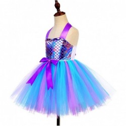 Little Girls Mermaid Tutu Skirts Birthday Party Dress Up Dress Mermaid Costume Outfits with Headband $47.89 Kids' Costumes