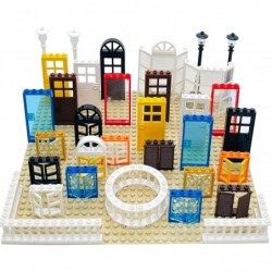 90 Piece Windows Doors Fences Building Block Parts Toy Gift for Kids Boys Girls Age 6+ Kit Compatible Major Brands Children G...