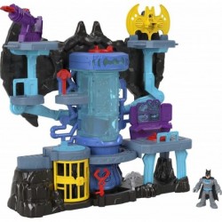 Fisher-Price Imaginext Batman Figure and Bat-Tech Batcave Playset with Lights & Sounds for Preschool Pretend Play 6 Play Piec...