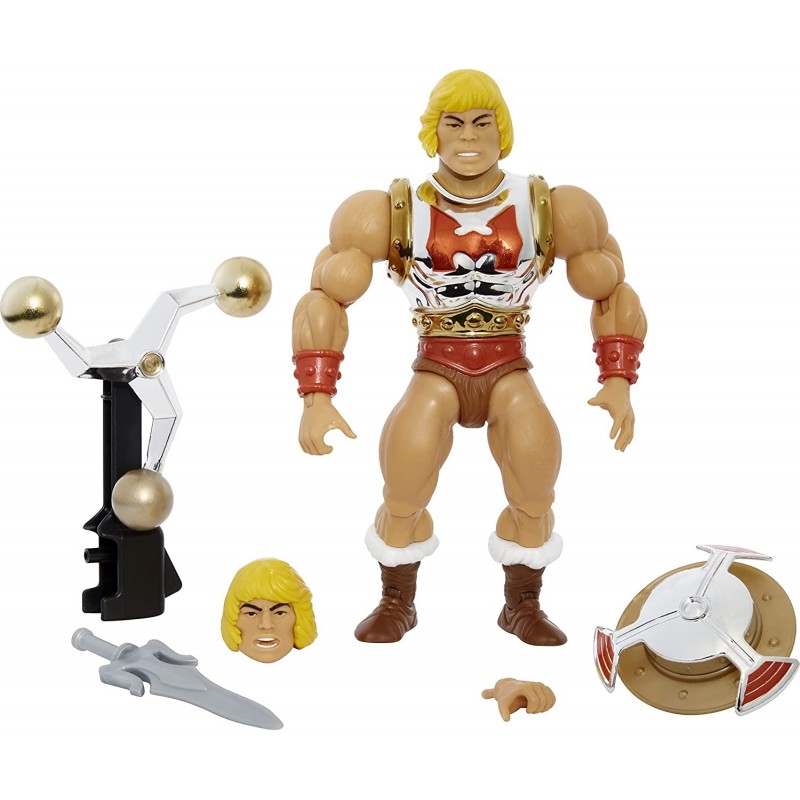 Origins Deluxe Action Figures Flying Fists He-Man 5.5-in Battle Figures for Storytelling Play and Display Gift for 6 to 10-Ye...