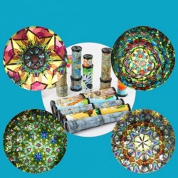 Classic Kaleidoscopes for Kids 2 Pack World Kaleidoscope Toys for Kids Birthday Gift Party Favor School Classroom Prizes 21x5...