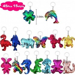 45Pcs Sequin Keychains Animal Keychains for Girls Party Favors Goodie Bag Stuffers Return Gifts Kids Birthday Valentines Gift...