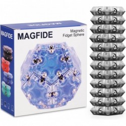 Magnetic Fidget Sphere 12 Pcs Set Pentagons Puzzle Sphere Magnet Fidget Toys Fidget Balls Building Blocks Stress Relief Desk ...