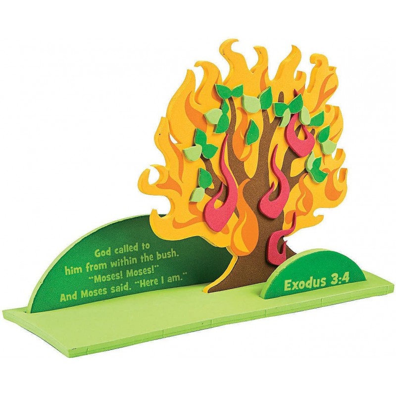 3D Burning Bush Stand-Up Craft Kit - Makes 12 - Crafts for Kids and Fun Home Activities $45.05 Craft Kits