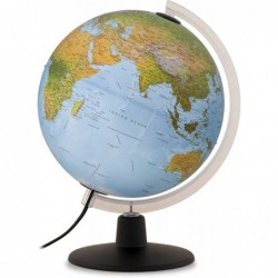 Earth Physical Illuminated Globe with Augmented Reality: Smart 2 in 1 map for Kids Ages 3 and up Includes up-to-Date Informat...