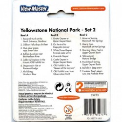 ViewMaster - Yellowstone National Park Pkt. 2 - 3 Reels on Card- New $79.60 Viewfinder Toys