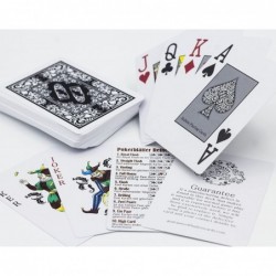 Waterproof Platinum Plastic Poker Cards with Texas Holdem Cut Card $34.02 Card Games