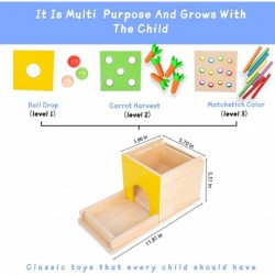 5 in 1 Object Permanence Box Toddler Play Kit Toys for 1 Year Old Babies 6-12 Months 2 Year Old $66.21 Early Development & Ac...