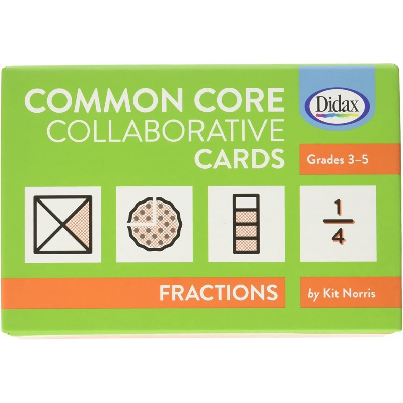 Educational Resources Common Core Collaborative Cards-Fractions $33.58 Early Development & Activity Toys