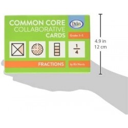 Educational Resources Common Core Collaborative Cards-Fractions $33.58 Early Development & Activity Toys