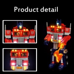 Lego Optimus Prime LED Light Kit Optimus Prime Lego 10302 for Optimus Prime Model Kit(Lego Set NOT Included) $45.59 Toy Build...