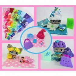 Compatible with Littlest Pet Shop LPS 6 Random Lps Accessories Clothes Lot of 6 Random Items in 1 Gift Bag Custom Handmade Ou...