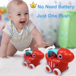 Dinosaur Car Toys for 1 Year Old Boy 4 Vehicle Toy Cars Set with Play Mat and Storage Bag Baby Toys 12-18 Months Early Educat...