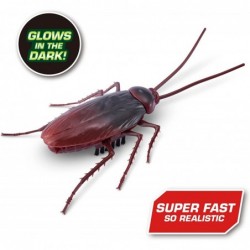 Crawling Cockroach Glow in The Dark (2 Pack) by ZURU Battery-Powered Robotic Interactive Electronic Cockroach Toy That Moves ...