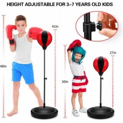 Punching Bag for Kids with Boxing Glove - Sport Boxing Sets with Adjustable Height Stand Great Exercise & Fun Activity for Ki...