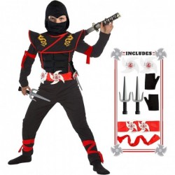 Ninja Costume Boy Halloween Luxury Costume Dragon Ninja Muscle Costume $31.09 Kids' Costumes